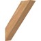 Ekena Millwork 5 1/2"W x 22"D x 26"H Traditional Smooth Knee Brace, Western Red Cedar BRC06X22X26TRA00SWR - alternate 1